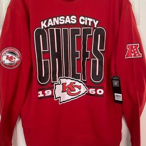 Kansas City Chiefs Red Crewneck Sweater